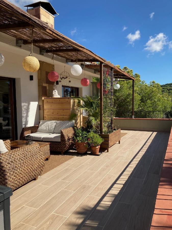 Cozy Place, Big Roof Terrace & Spectacular Views. Cabrils Bagian luar foto